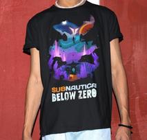 Subnautica Below Zero Shirt - Indie Game Tshirt Summer Men's and Women's Loose and Breathable T-shirt Top S įvairiaspalvis