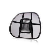 Black Car Seat Office Chair Massage Back Lumbar Support Mesh Breathable Elastic Cushion Pad Back Lumbar Cushion For Car Driver juoda