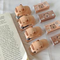 Capybara Stapler Set, Mini Stapler for Students, Office Binding Supplies balta