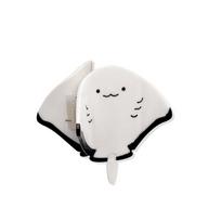 Fish Manta Ray Hair Clip Ocean Series Acetate Marine Organism Hairpin Killer Whale Hair Claw  Girls Manta Ray