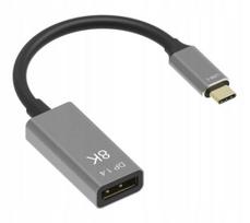 Kabel Adapter Usb-C Displayport 1.4 8K 5K 4K Display Port Żeński 144 240Hz