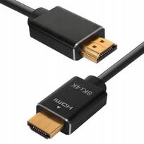 Kabel Hdmi 2.1 Ultra High Speed Przewód Giętki Premium Uhd 8K 4K 120Hz 3M