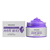 Eelhoe Purple Instant Hair Cream Uniform And Non-Greasy Matte Party Washable Unisex Hair Cream