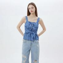 Egoist Twist Detail Sleeveless Blouse Es2wv462 BK/55