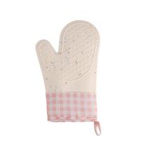 Anti Scalding Microwave Gloves Heat Insulation Oven Gloves Silicone Gloves  Kitchen rožinė