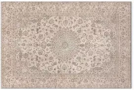 Artgeist Paveikslas - Sand carpet - worn Persian carpet with rich decorative motifs