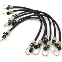 Tie Elastic Rope Luggage Cord Bungee Cord Binding Rope Binding Rope Hooks Luggage Straps Rope Black Rope