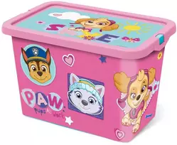 Paw Patrol Girl Pinky plastikinė laikymo dėžė 7 l
