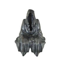 1Pc Black Copper Grim Reaper Statue Thrilling Black Robe Nightcrawler Figurine Ornaments Horror Ghost Sculpture Decorations