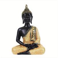 1Pc Thtailand Figure Buddha Handicraft High Grade Household Decorates Tai Buddha Sitting Statue