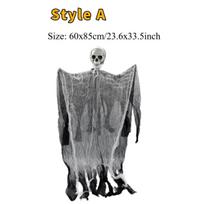 1-3 Pack Hanging Halloween Skeleton Ghosts Decorations, Grim Reapers for Best Halloween Outdoor Decorations