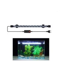 Color Lights Aquatic Plant Plants Grow Lights Aquarium LED Light Aquarium Lamps Fish Tank Light 18CM-White Light EU Plug