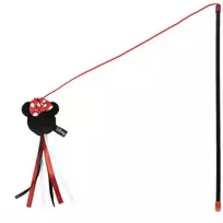 žaislas katėms Minnie Mouse Juoda 100 % poliesteris