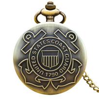 New Vintage Bronze Necklace Pocket Watch Guard Logo Unisex Fashion Arabic Numerals Quartz Gift Collection bronza