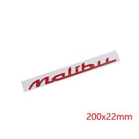 Modified Car Sticker for Chevrolet Malibu Letter ABS Side Fender Rear Trunk Emblem Replaced Decoration Auto Exterior Accessories
