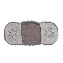 Absorbent Chenille Dog Towel Fast Drying Microfiber Pet Towel with Hand Pockets Machine Washable Dog Drying Towel for Bath Beach Shower pilka