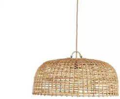 Bazaar Pakabinamas šviestuvas, The Cloche, 60x60x27 cm, natūralus, rotangas