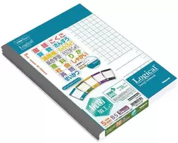 Užrašų knygelės „Logical Swing Notebook – Casual Color Series“ su sidabro jonų danga, semi B5 langeliais 5 mm- įv. spalvų (5 vnt.) HB5-H511-5P