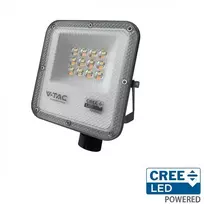 AURIQ 10W LED prožektorius, juodas, 3000/4000/6500K, CREE LED chip