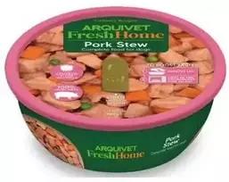 ARQUIVET Fresh Home Pork stew – drėgnas ėdalas šunims – 280g