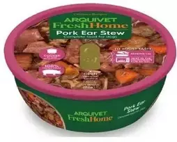 ARQUIVET Fresh Home Pork ear stew – drėgnas ėdalas šunims – 280g