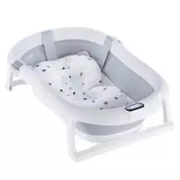 Sulankstoma vonia Bath & Care su termometru, Pilkas