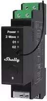 „Shelly Wave Pro 2PM LR“ dviejų kanalų Z-Wave DIN bėgelio valdiklis