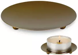 Lumarko Metalinė žvakidė 8,5 cm, auksinės spalvos