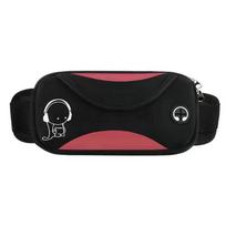 Lightweight Running Waist Bag Waterproof Sports Fanny Pack Marathon Jogging Bag  Fitness raudona