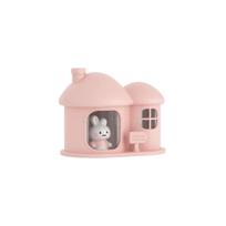 Creative House Dual Nozzle Humidifier Home Desktop Ultrasonic Humidifier with Warm Light Atmosphere Lamp and Cute Animal Design one size rožinė