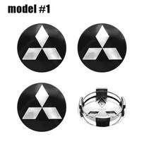 Car Styling Wheel Center Hub Caps Rim Cover 4pcs 60mm For Mitsubishi Lancer 10 9 EX Outlander 3 ASX L200 Competition Accessories