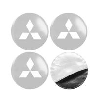 Car Wheel Center Hub Cap Rim Cover Emblem Stickers for Mitsubishi Pajero Sport Eclipse Cross L200 Colt Delica Ralliart Triton 56mm