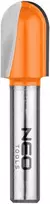 Ilgas U formos griovelių freza, TCT, 12,7 x 19,6 mm, 8 mm kotas
