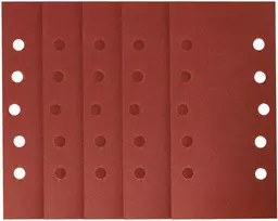 Papier Švitrinis popierius su lipdukais, 115 x 230 mm, P240, 5 vnt., su 10 skylių