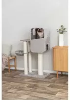 Tectake Marina katės draskyklė pilka 132 cm