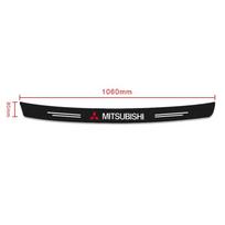 Anglies pluošto automobilio galinio buferio bagažinės apsauginė lipdukas Mitsubishi Outlander Lancer 10 9 ASX RALLIART Eclipse L200 Pajero