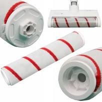 Rosfix Soft Roller Brush TRS10 for Dreame P10/Trouver Solo 10, Premium Replacement, Gentle for Hard Floors, Grey/Red