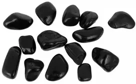Terra Natura Poliruoti akmenys Juodas Pebble IV 20-30mm akvariumui terrariumui 10 kg/Pakuotė