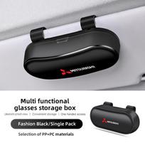 Car Sunglasses Box Interior Accessories For Mitsubishi Pajero ASX Colt I200 Space Delica Triton Ralliart Ex Star Eclipse Lancer