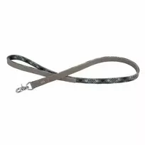 BarryKing Odinis kaklajuostis, 20 mm / 100 cm, pilkas/languotas