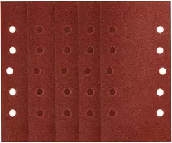 Papier Švitrinis popierius su lipdukais, 115 x 230 mm, P80, 5 vnt., su 10 skylių