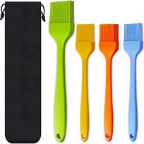 Silicone Baking Pastry Brush Food Grade Dishwasher Applicable Baking4pcs