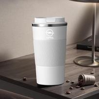 500 ml nerūdijančio plieno kavos puodelis termosas Nešiojamas kelioninis terminis puodelis Opel Astra H G J Insignia Mokka Zafira Corsa balta