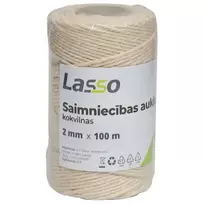 Lasso Aukla saimniecības 2mm 100m kokvilna