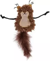 VADIGRAN Cat Toy pliušinė voverė su katžole 22cm 2pak