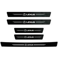 1/4/5 vnt. Automobilio durų slenksčio apsauginė plokštelė Dekoratyvinės anglies pluošto lipdukai Lexus F SPORT ES RX NX LS UX LM LX GX LC RZ IS CT GS RC HS SC