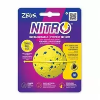 Zeus Nitro - Svorinis Kamuolys - Geltonas ir Mėlynas - Vidutinio dydžio, Ø6.3cm