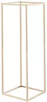 Gėlių stovas vestuvėms, 10 vnt., 80 cm, aukso