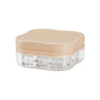 Mini Reusable Ice Cube Mold With Lid Press Ice-making Ice Tray For DIY Ice Cream smėlis