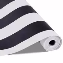 Vevor Lipni tapetai 45cm x 15m juodai balti